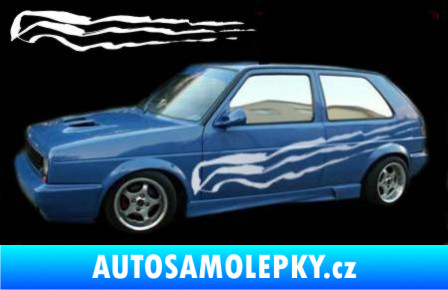 Samolepka Samolepka na bok 164 světle modrá