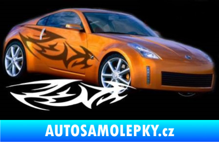 Samolepka Samolepka na bok tattoo 033 světle modrá