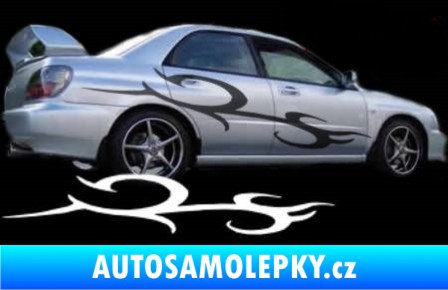 Samolepka Samolepka na bok tattoo 034 světle modrá