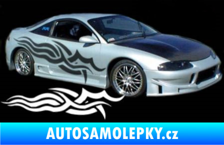 Samolepka Samolepka na bok tattoo 038 světle modrá