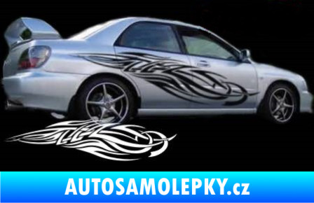Samolepka Samolepka na bok tattoo 044 světle modrá
