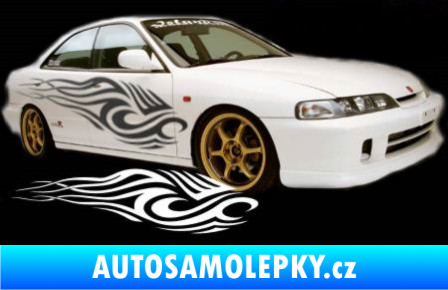 Samolepka Samolepka na bok tattoo 069 světle modrá