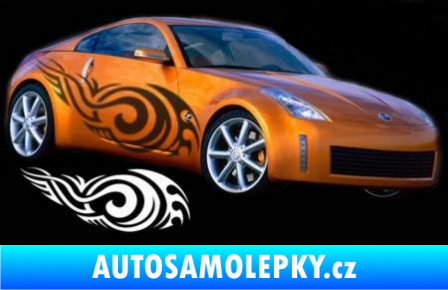 Samolepka Samolepka na bok tattoo 072 světle modrá