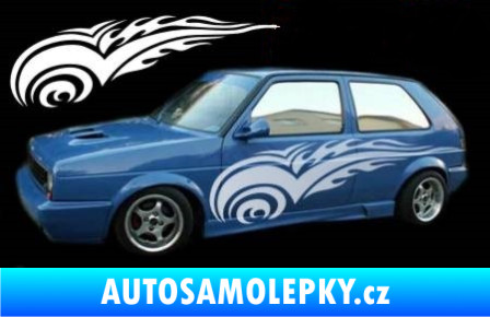 Samolepka Samolepka na bok tattoo 080 světle modrá