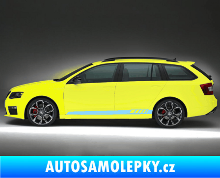 Samolepka Kitcar 003 světle modrá