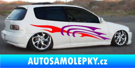 Samolepka Samolepka na bok 080 tmavě červená