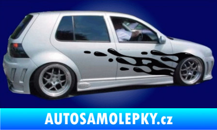Samolepka Samolepka na bok 035 cákanec limetová