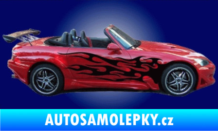 Samolepka Samolepka na bok plameny 037 oříšková