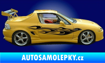 Samolepka Samolepka na bok plameny 044 růžová