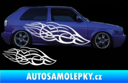Samolepka Samolepka na bok tattoo 053 růžová