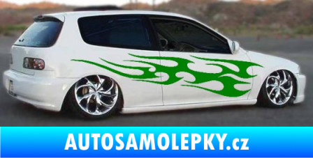 Samolepka Samolepka na bok plameny 063 bílá