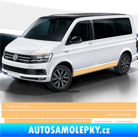 Samolepka Polep na bok Transporter Edition Volkswagen T4, T5, T6 verze long béžová