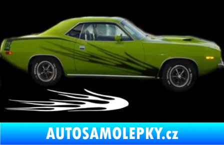 Samolepka Samolepka na bok plameny 082 jasně žlutá
