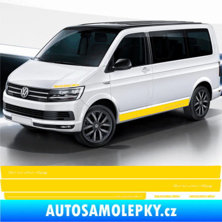 Samolepka Polep na bok Generation Six Volkswagen T4, T5, T6, T7 jasně žlutá