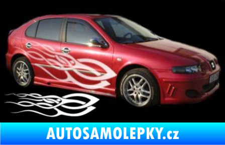 Samolepka Samolepka na bok plameny 131 žlutá citron