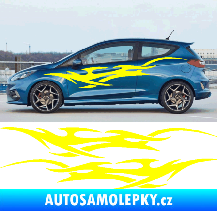 Samolepka Samolepka na bok tattoo 085 žlutá citron