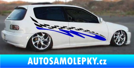 Samolepka Samolepka na bok šachovnice 006 odrazková reflexní bílá