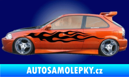 Samolepka Samolepka na bok plameny 030 Ultra Metalic tyrkysová