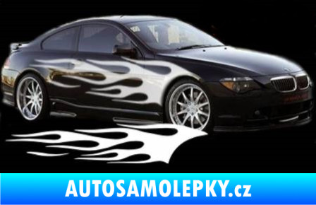 Samolepka Samolepka na bok plameny 080 Ultra Metalic tyrkysová