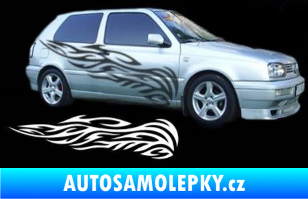 Samolepka Samolepka na bok plameny 112 Ultra Metalic tyrkysová