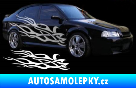 Samolepka Samolepka na bok plameny 118 Ultra Metalic tyrkysová