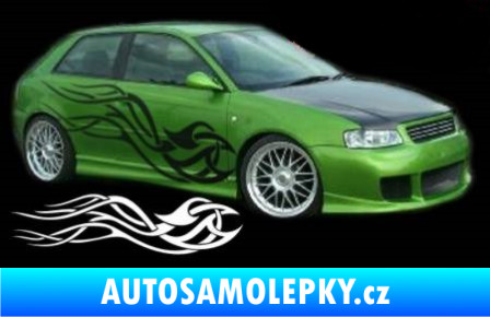 Samolepka Samolepka na bok plameny 130 Ultra Metalic tyrkysová