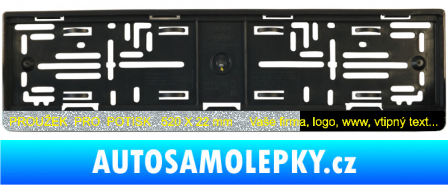 Samolepka Tištěná samolepka pod SPZ proužek 520 x 22mm Ultra Metalic stříbrná metalíza