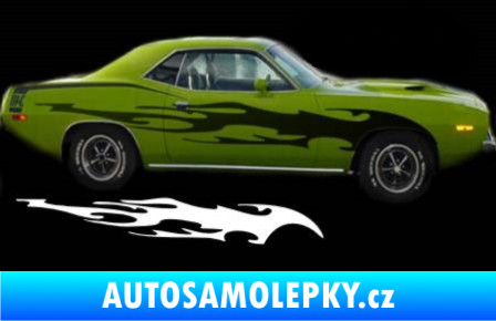 Samolepka Samolepka na bok plameny 072 Ultra Metalic fialová