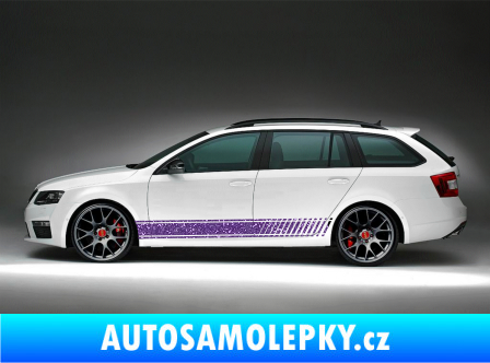 Samolepka Kitcar 001 -  Škoda VRS Ultra Metalic fialová