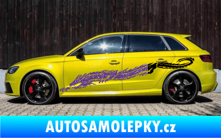 Samolepka Samolepka na bok draci 003 Ultra Metalic fialová