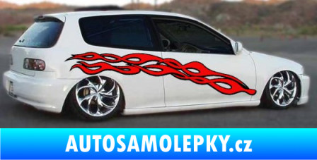 Samolepka Samolepka na bok plameny 064 Ultra Metalic modrá
