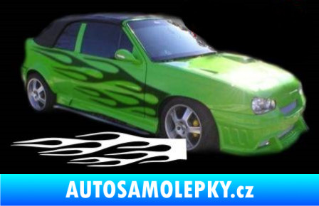 Samolepka Samolepka na bok plameny 073 Ultra Metalic modrá