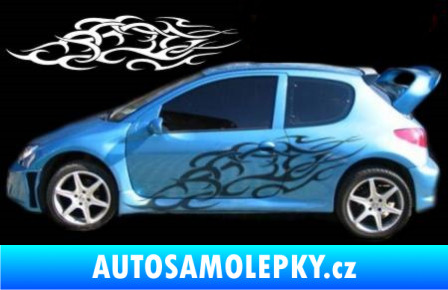 Samolepka Samolepka na bok plameny 116 Ultra Metalic modrá