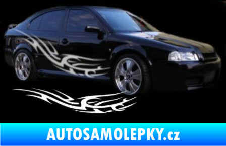 Samolepka Samolepka na bok tattoo 030 Ultra Metalic modrá
