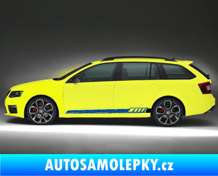 Samolepka Kitcar 003 Ultra Metalic modrá