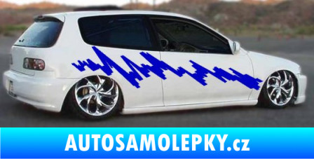 Samolepka Samolepka na bok 079 3D karbon bílý