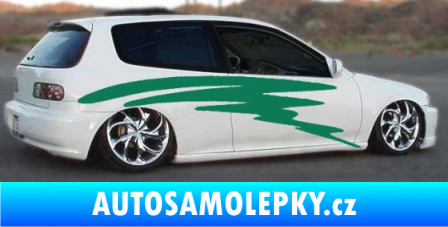 Samolepka Samolepka na bok 101 3D karbon bílý
