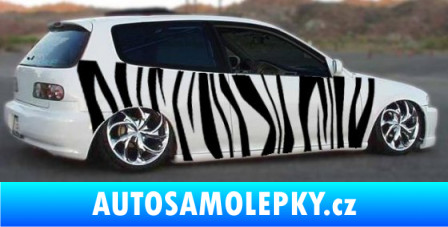 Samolepka Samolepka na bok 088 3D karbon zlatý