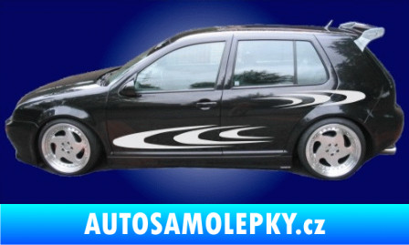 Samolepka Samolepka na bok 043 3D karbon černý