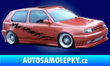 Samolepka Samolepka na bok 045 3D karbon černý