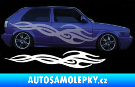 Samolepka Samolepka na bok 119 3D karbon černý