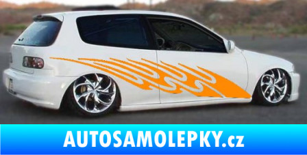 Samolepka Samolepka na bok 078 3D karbon modrý