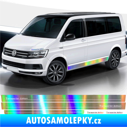 Samolepka Polep na bok Transporter Edition Volkswagen T4, T5, T6 Holografická
